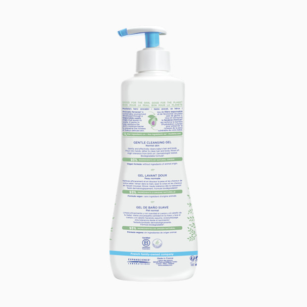 Mustela Gentle Cleansing Gel.