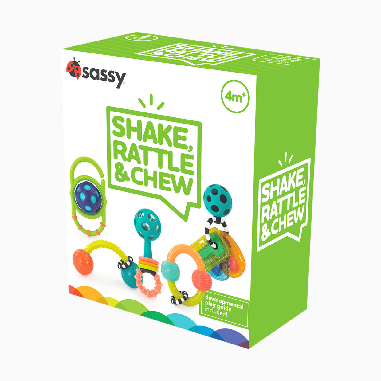 Sassy Shake Rattle & Chew Play Box.