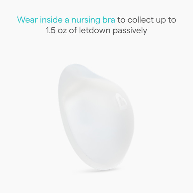 Munchkin Silicone Breast Milk Collector Cups with Storage Plug (2 Pack).