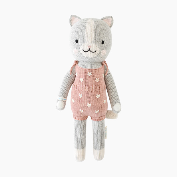 cuddle+kind Hand-Knit Doll - Daisy The Kitten, Little 13".