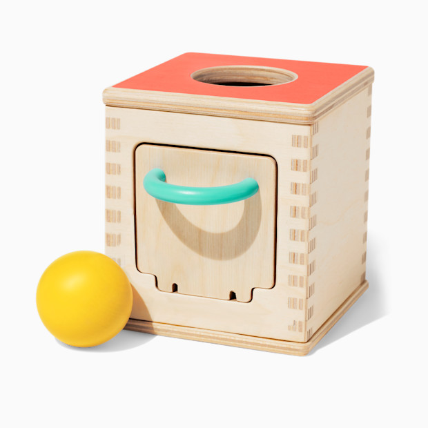 Lovevery Hide & Find Drop Box, Baby Toy.