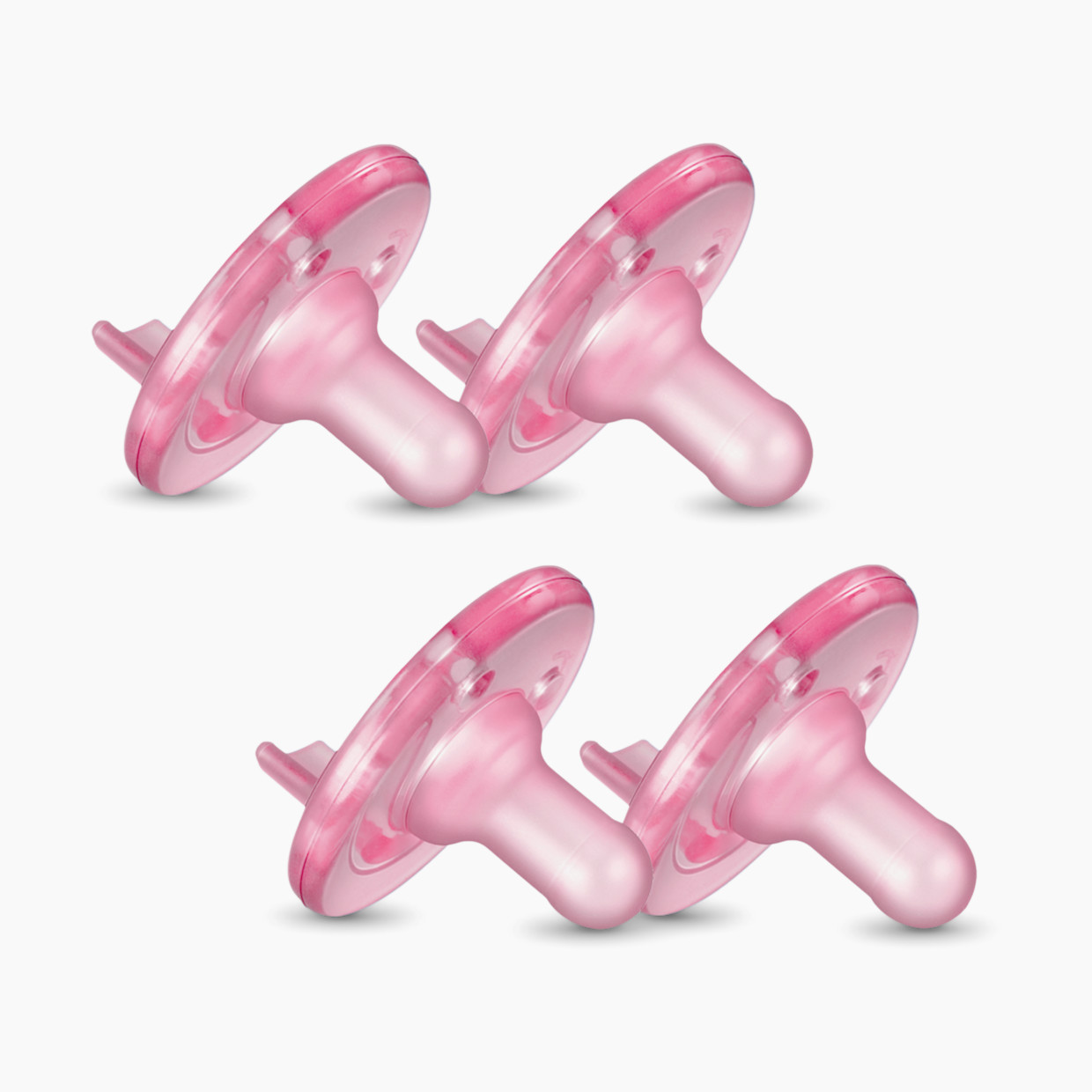 Philips Avent Soothie, 3-18 months (4 pack) - Pink, 4.