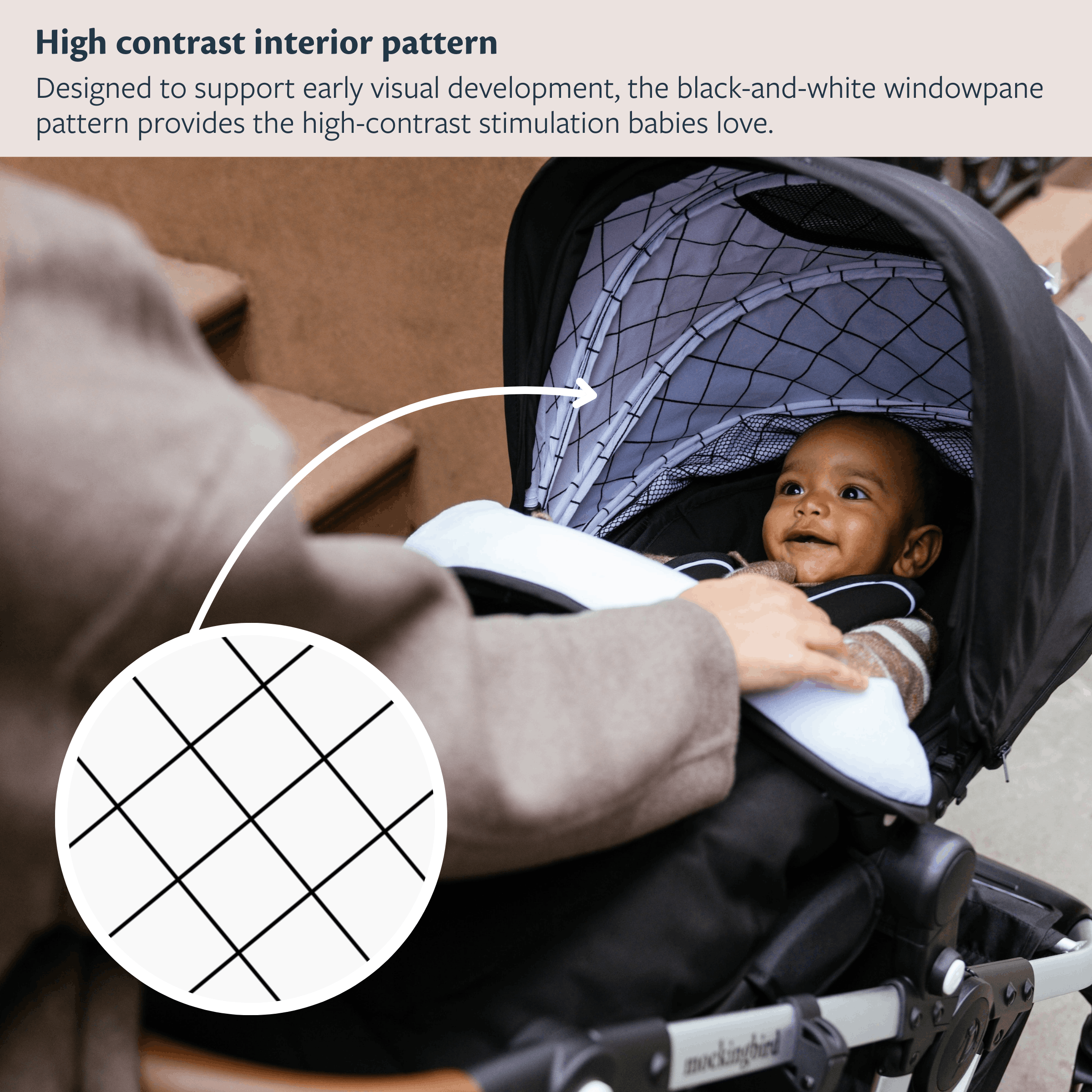 Mockingbird Single-to-Double Stroller 3.0 and Bassinet Bundle.