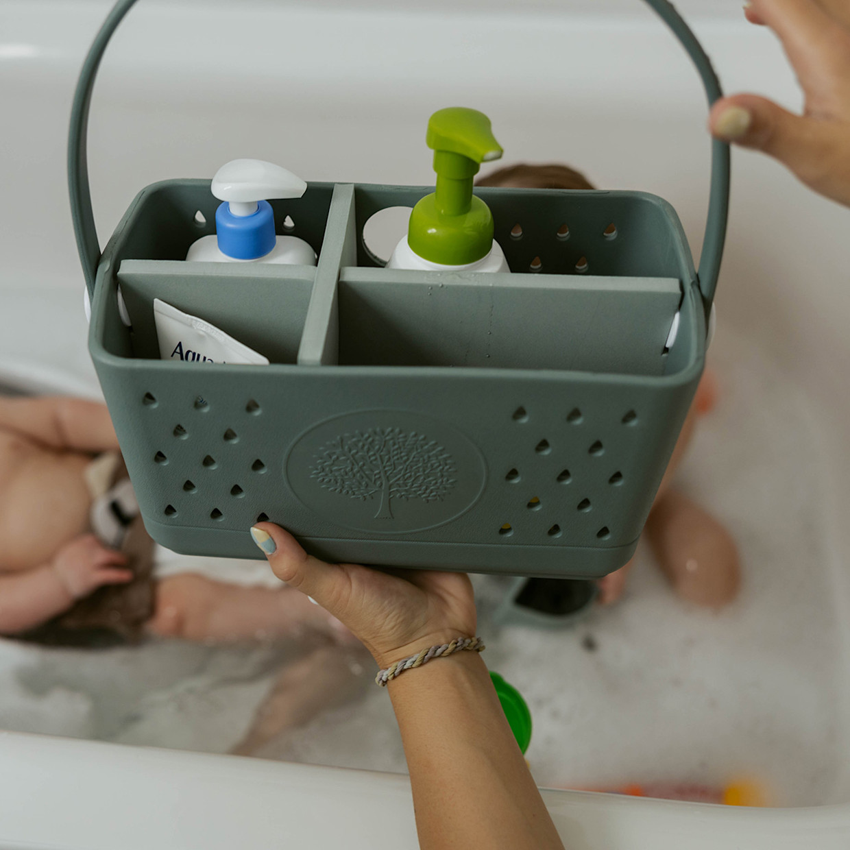 Parker Baby Co. Bath Caddy - Rain.