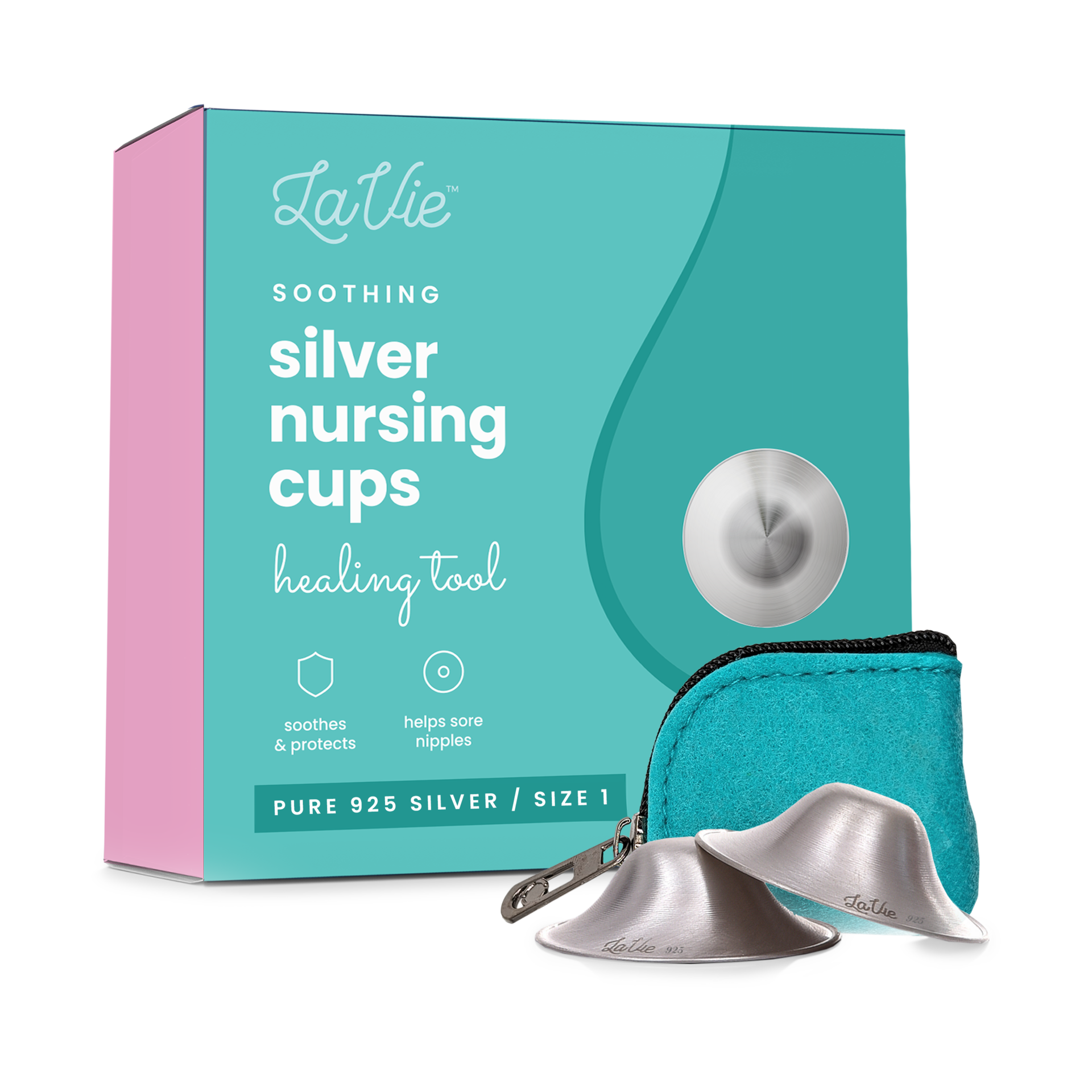 LaVie Silver Nursing Cup Set.