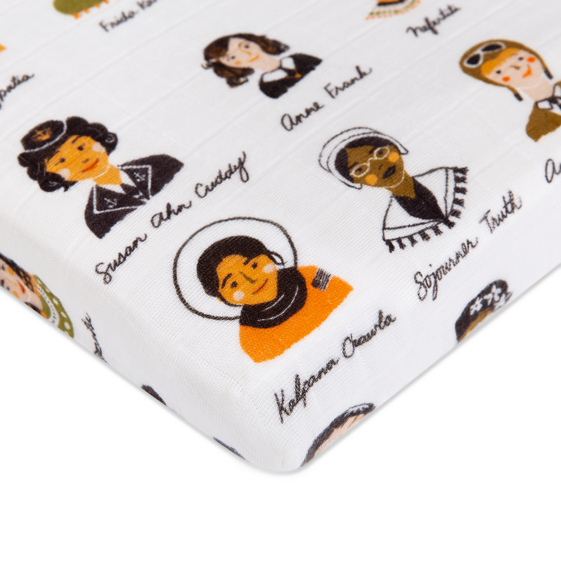 Babyletto All-Stages Midi Crib Sheet in GOTS Certified Organic Muslin Cotton