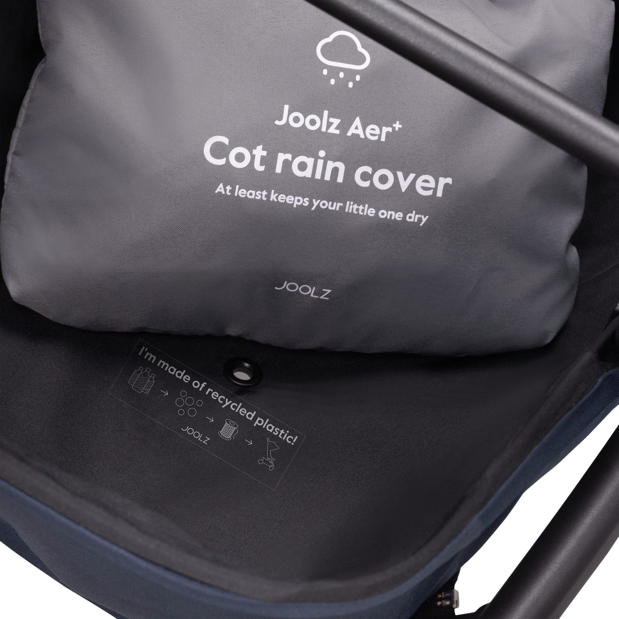 Joolz Aer+ Bassinet Raincover.