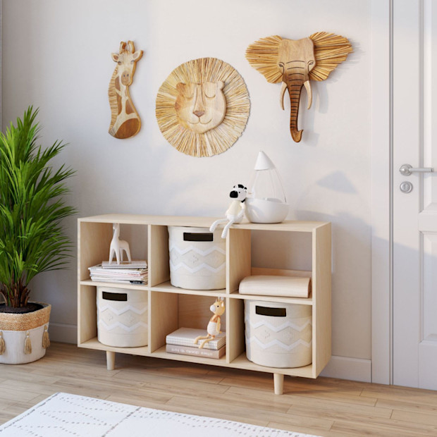 Crane Baby Handcrafted Wood Wall Decor.