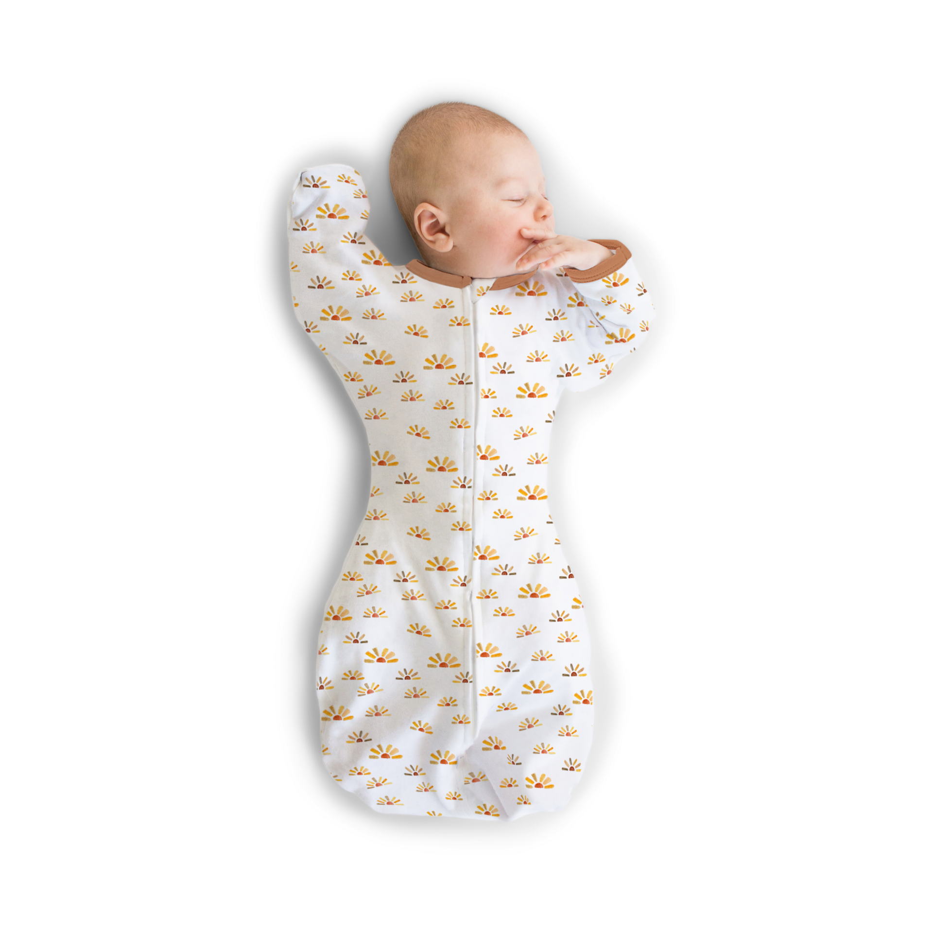 SwaddleDesigns Transitional Swaddle Sack with Arms Up HalfLength