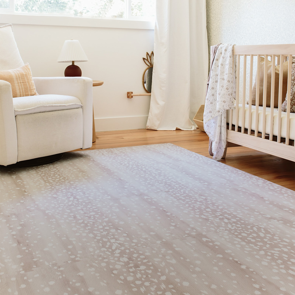 House of Noa Little Nomad Play Mat | Fawn - Brown, 4X8.