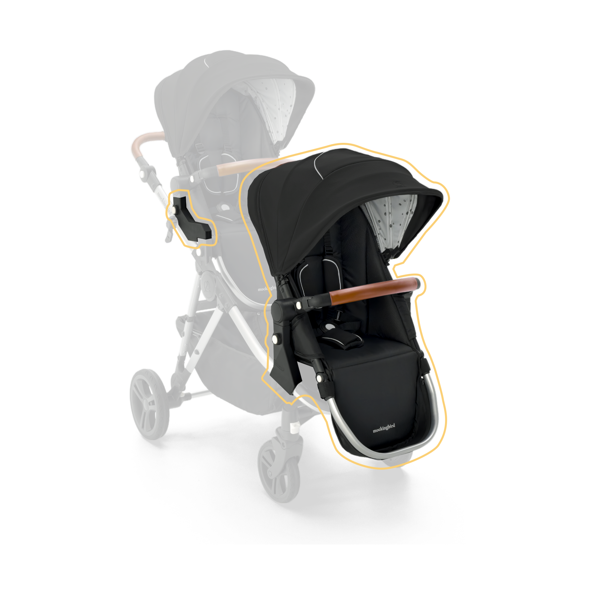 Thumbnail of Black/Watercolor Canopy With Penny Leather