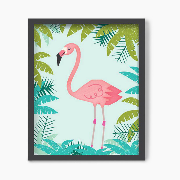 Lucy Darling Art Print - Pink Flamingo!, 8" X 10".