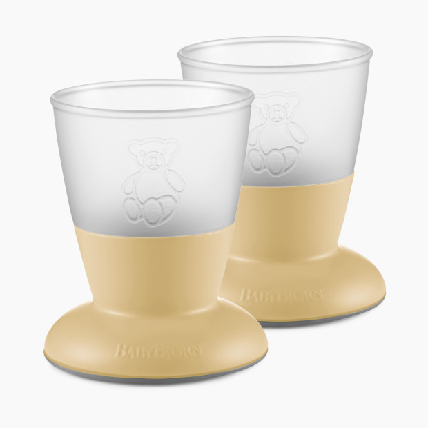 Babybjörn Baby Cup (2-pack) - Powder Yellow.
