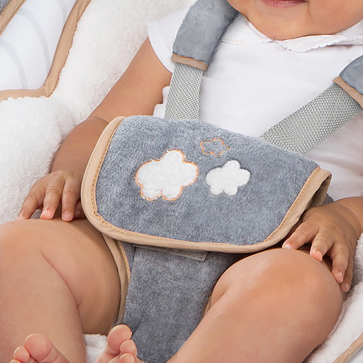 Baby Einstein Boutique Collection Rocking Seat with Premium Plush Fabrics - Bella Teddy.