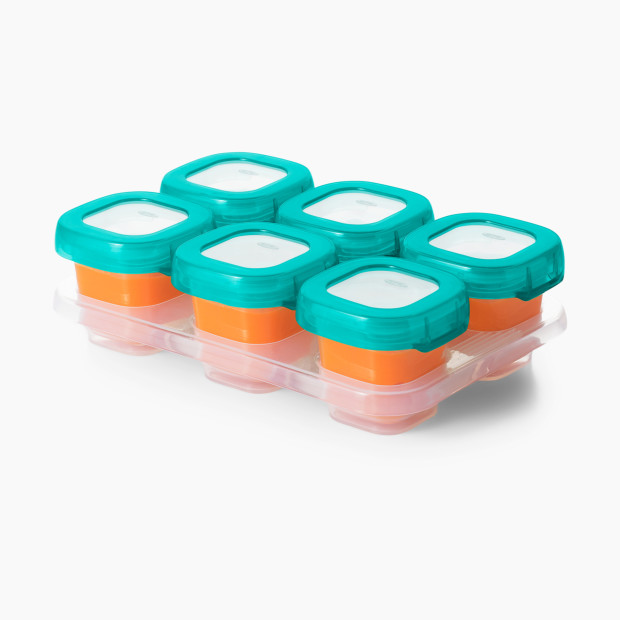 OXO Tot Baby Blocks 12-Piece Freezer Storage Container Set - Teal.