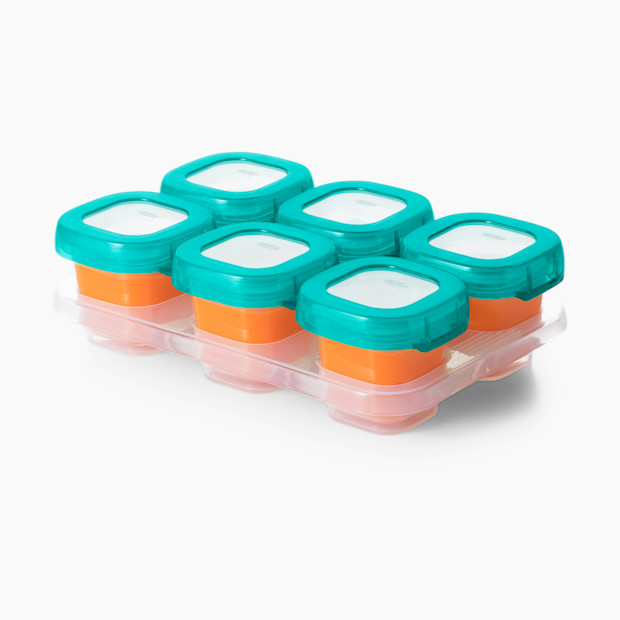 Oxo Tot Baby Blocks 12 Piece Freezer Storage Container Set Teal