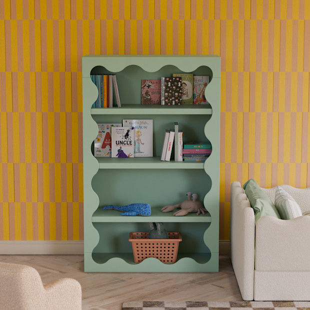 babyletto Lido Wave Bookcase.