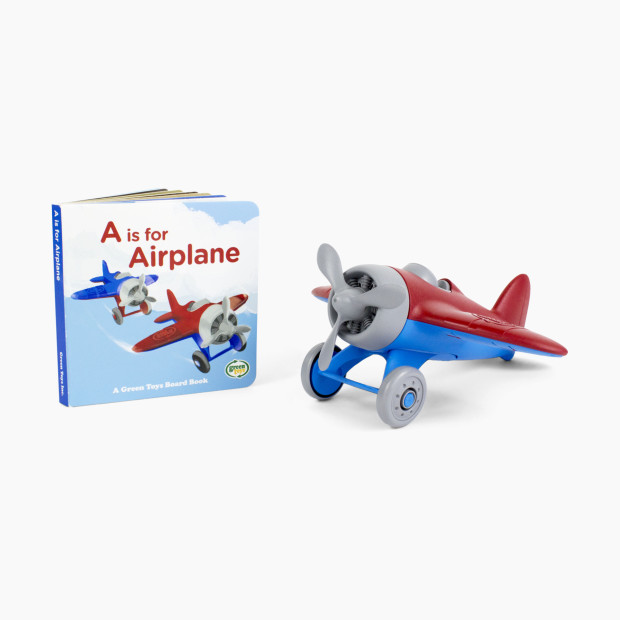 Green Toys Airplane & Board Book Set.