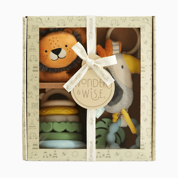 Wonder & Wise Hello Baby Gift Set 3-6 Months.