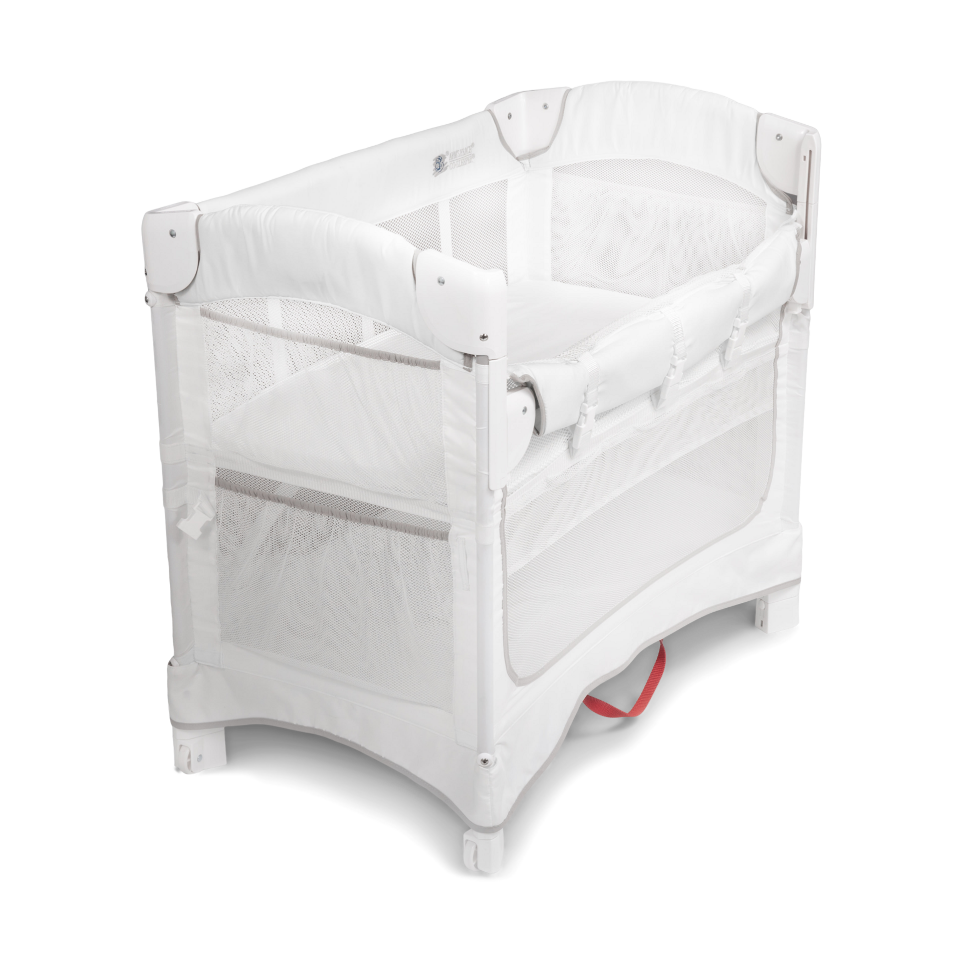 Arm's Reach Mini Ezee 2 in 1 Co-Sleeper Bassinet - White.