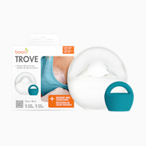Boon Trove Silicone Manual Breast Pump - Passive Milk Collector - Hands Free Breast Pump for Nursing - Breastfeeding Essentials - 1 Count