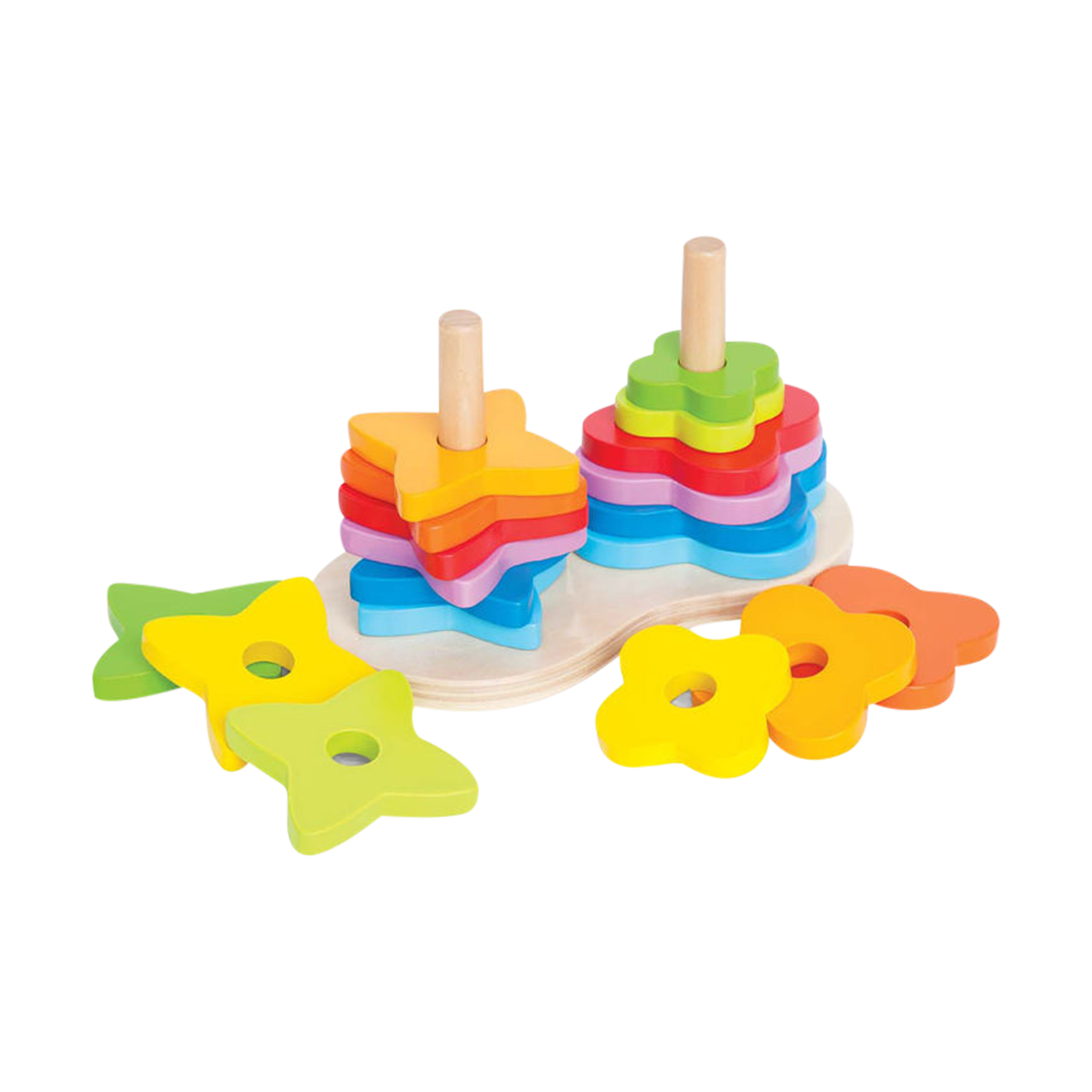 Hape Double Rainbow Stacker.