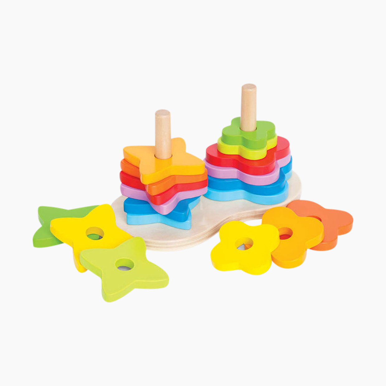 Hape Double Rainbow Stacker.