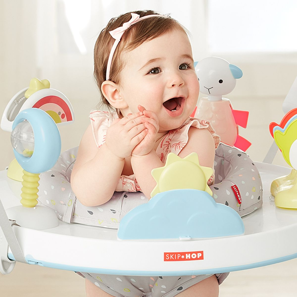 Skip Hop Silver Lining Cloud Play & Fold Jumper Silver Lining Cloud