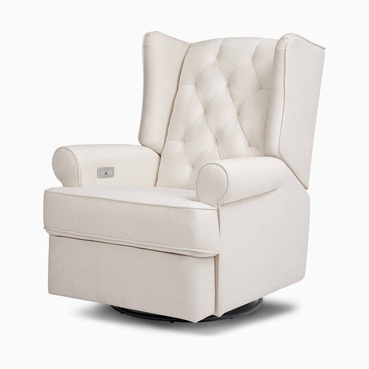 Namesake Harbour Electronic Recliner & Swivel Glider - Performance Cream Eco Weave.