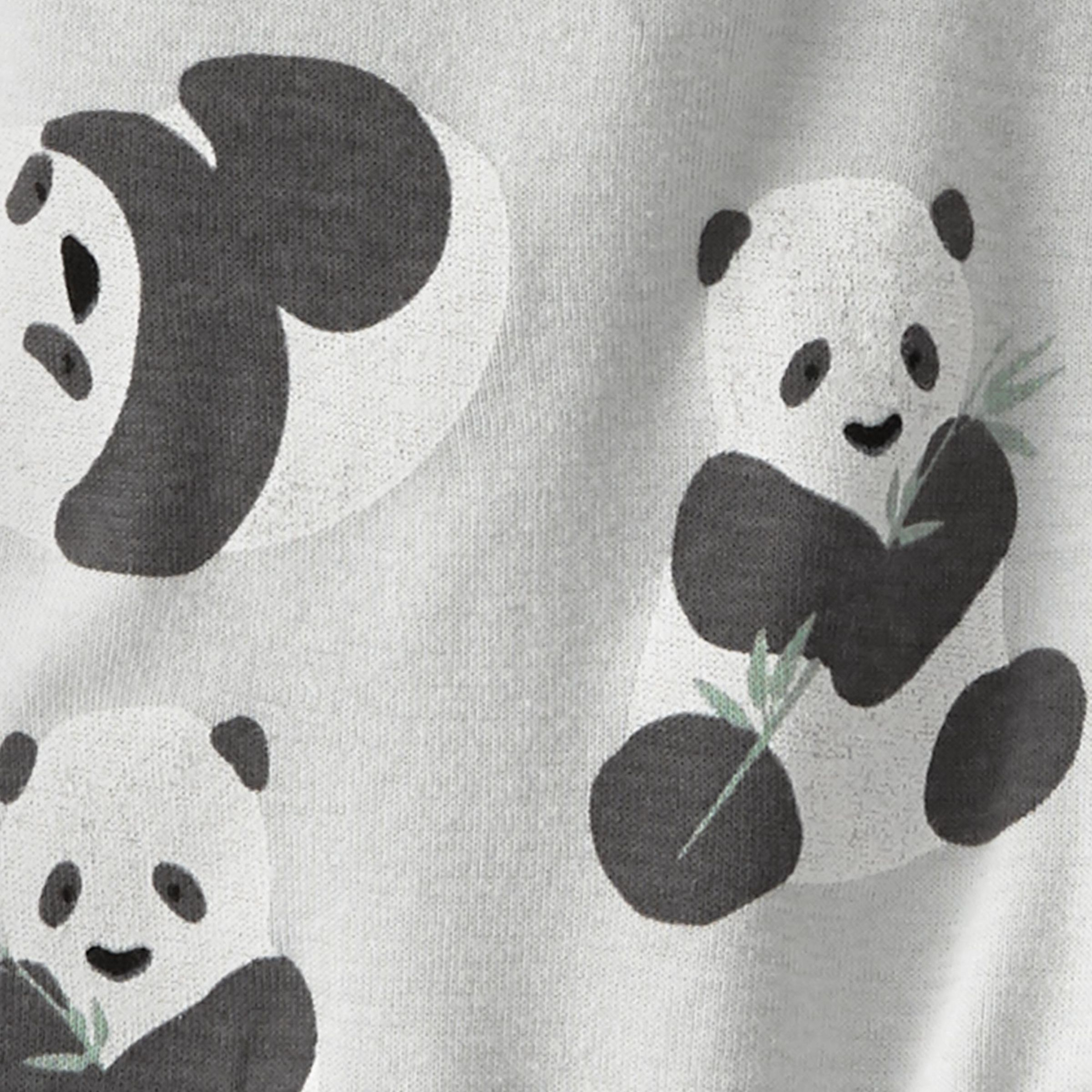 Carter's Little Planet Organic Cotton Sleep & Play Pajamas - Panda Print, Newborn.