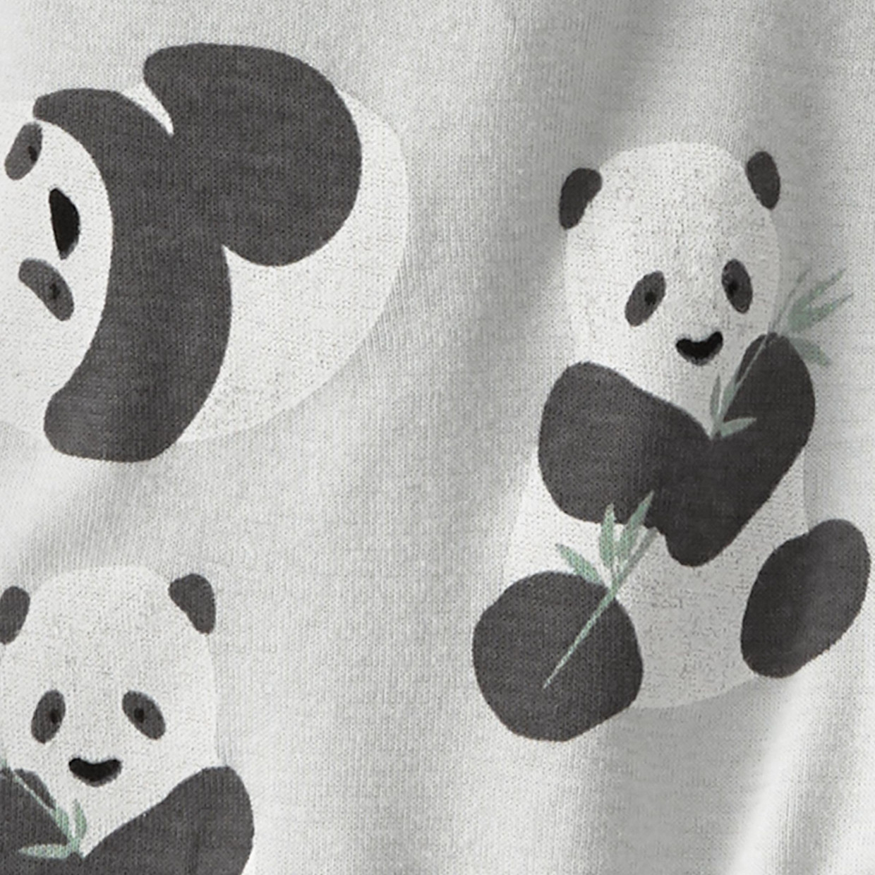 Carter's Little Planet Organic Cotton Sleep & Play Pajamas - Panda Print, Newborn.