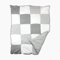 Burt's Bees Baby Reversible Blanket, Nursery, Stroller & Tummy-Time Organic Jersey Cotton Quilted Infant & Toddler Bedding