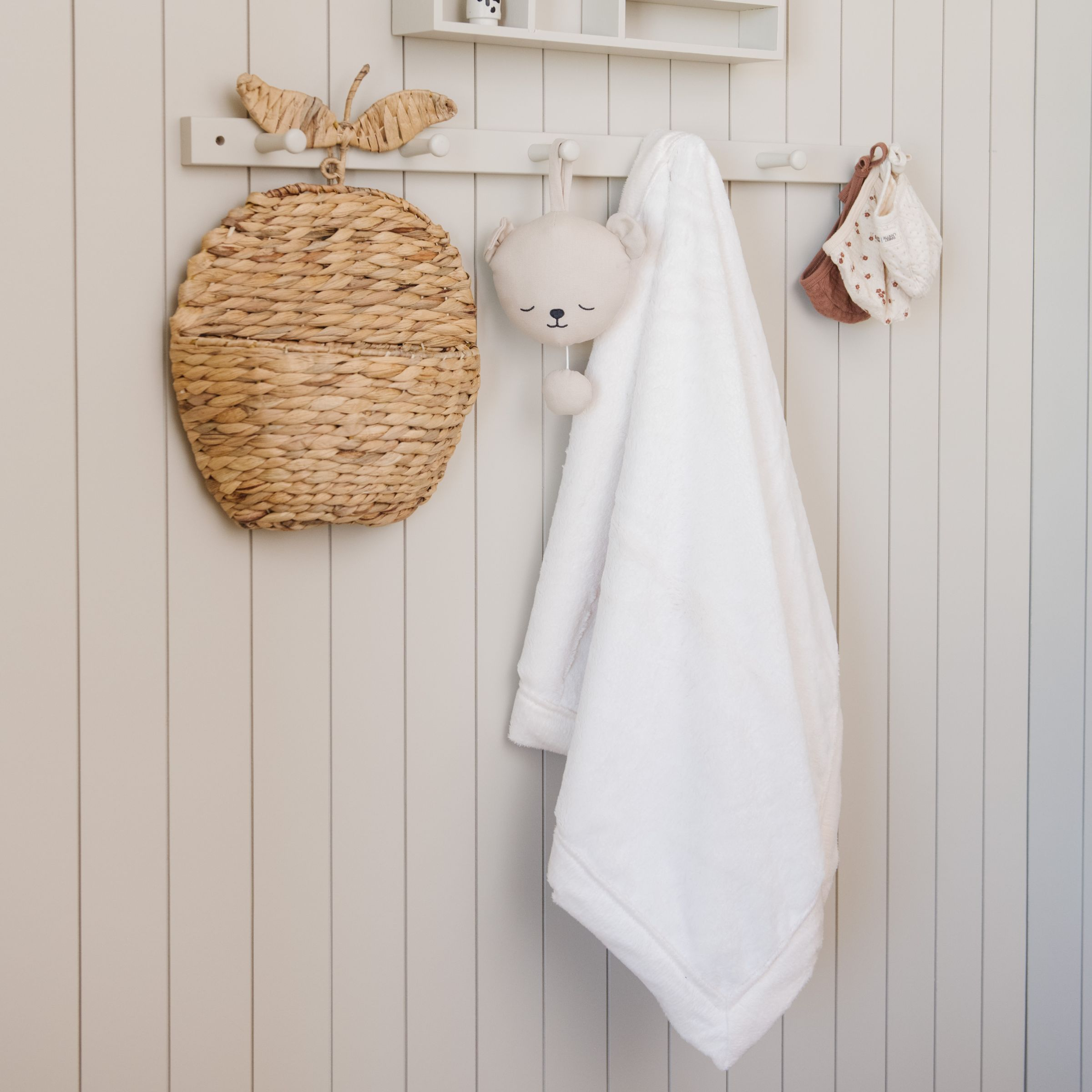 Saranoni Lush Receiving Blanket Natural Babylist Shop