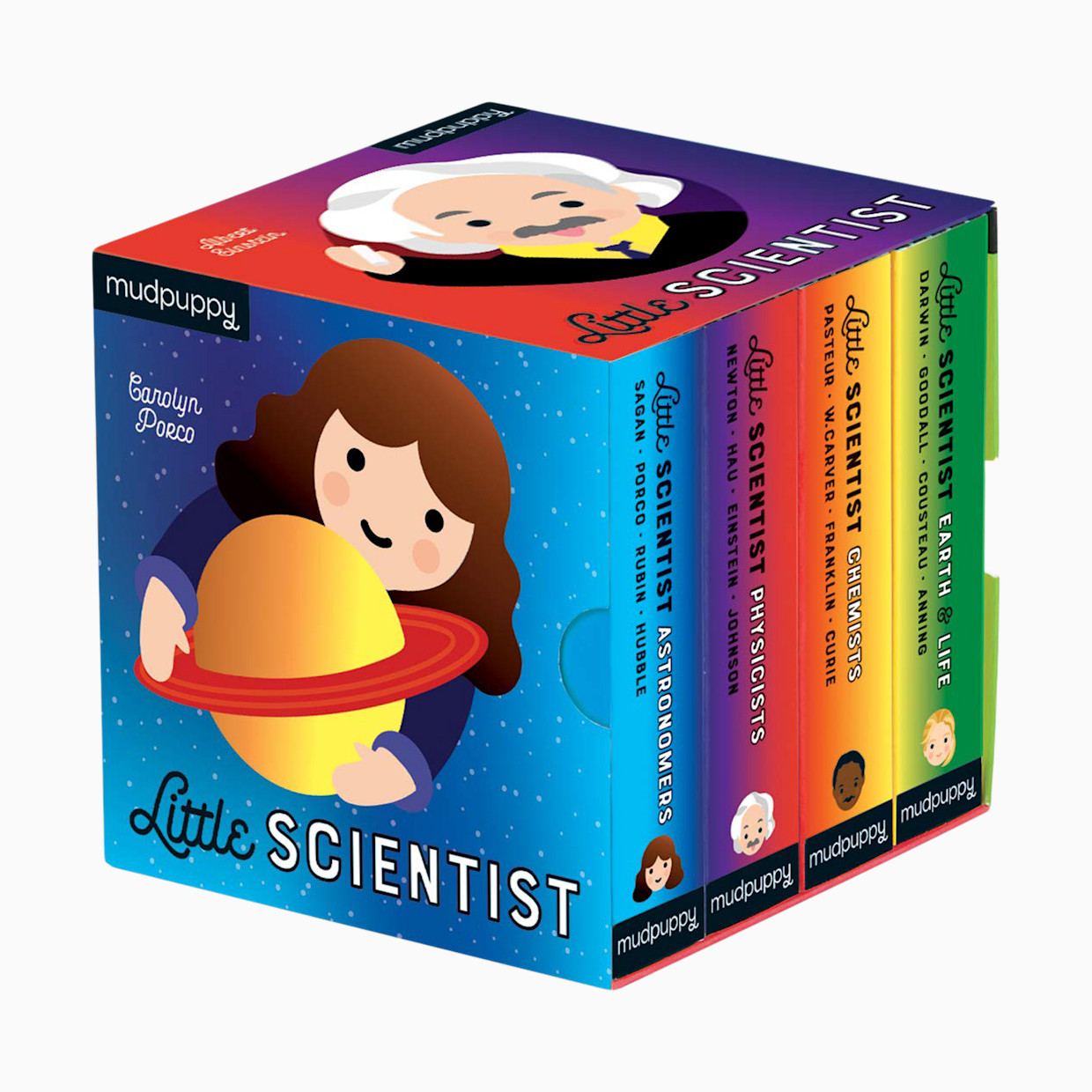 Chronicle Books Little Scientist Board Book Set.