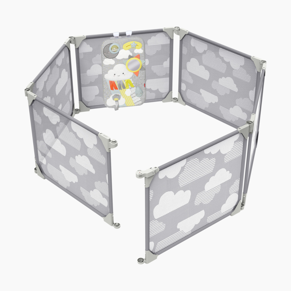 Skip Hop Playview Expandable Enclosure - Grey/Clouds (Discontinued).