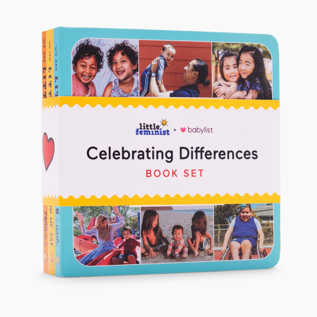 Little Feminist Celebrating Differences Book Set - Families, Hair And How We Eat.
