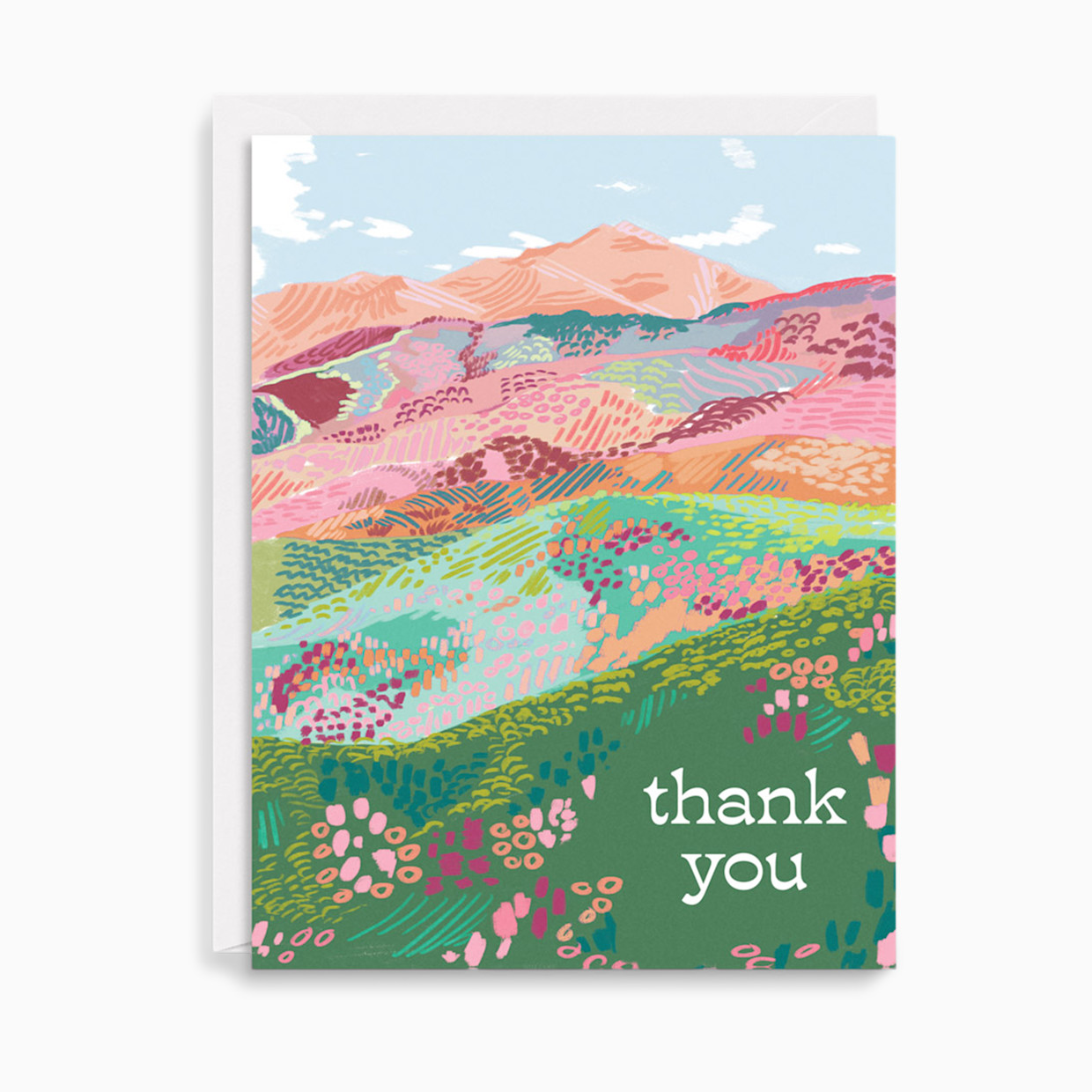Paper Source Vibrant Landscapes Thank You Card Set (12).