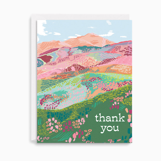 Paper Source Vibrant Landscapes Thank You Card Set (12).