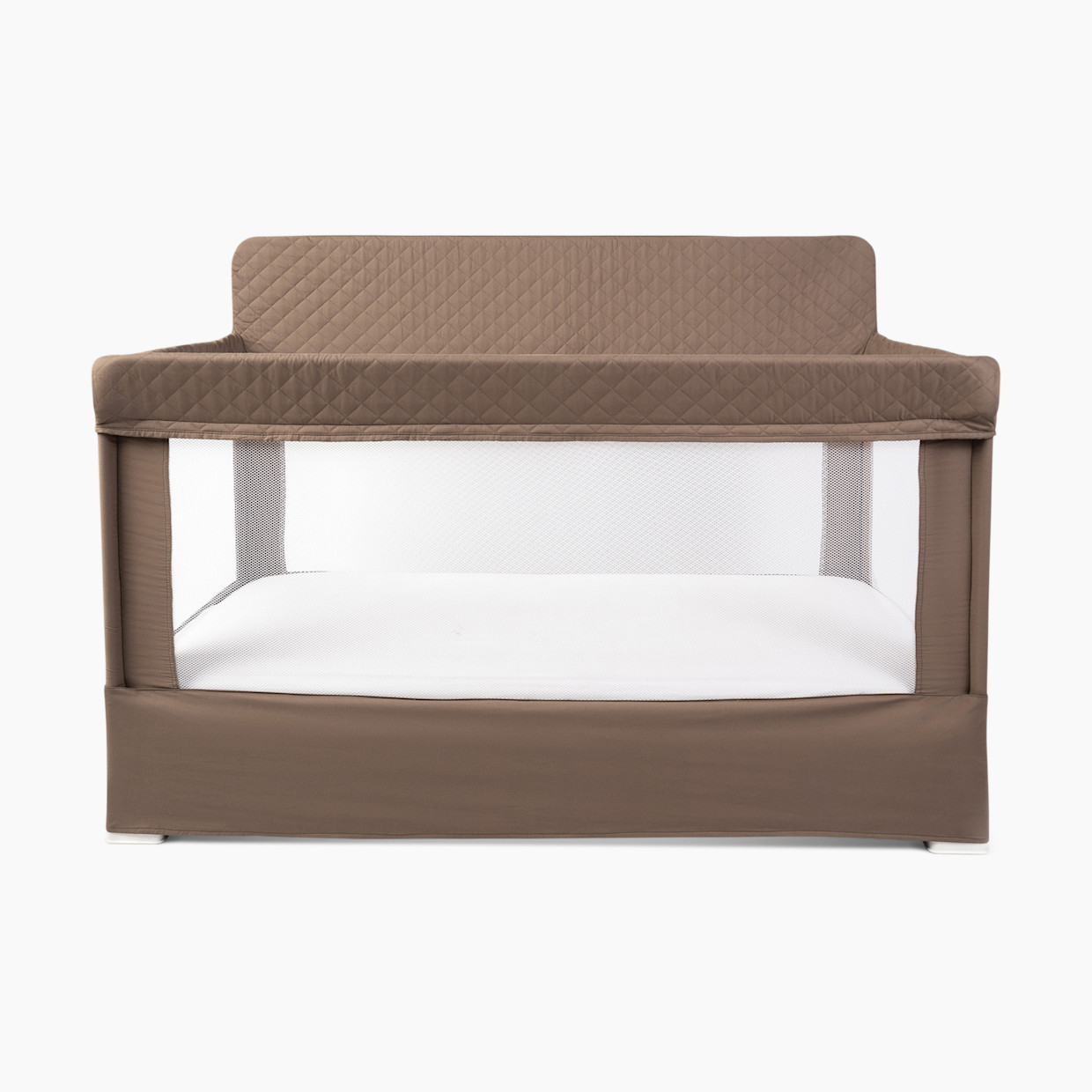Baby Delight Lunaire Full-Size Mesh Crib & Playard - Organic Mocha.