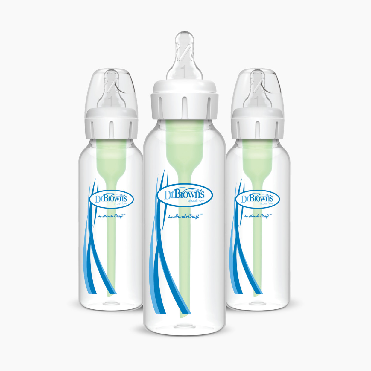 Dr. Brown's Options+ Narrow Bottle (Polypropylene) - White, 8 Oz, 3.