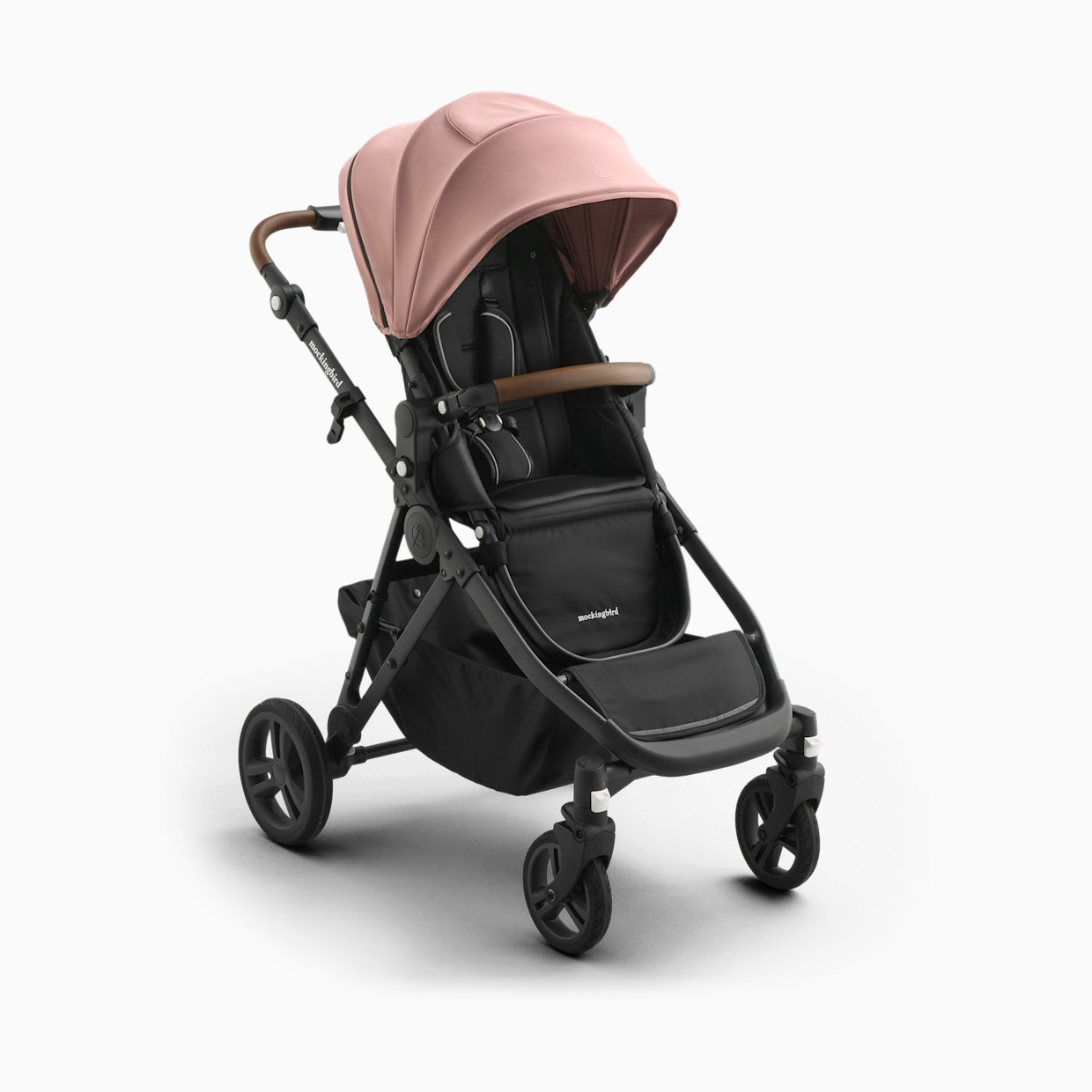 Mockingbird Single-to-Double Stroller 3.0 - Rose.