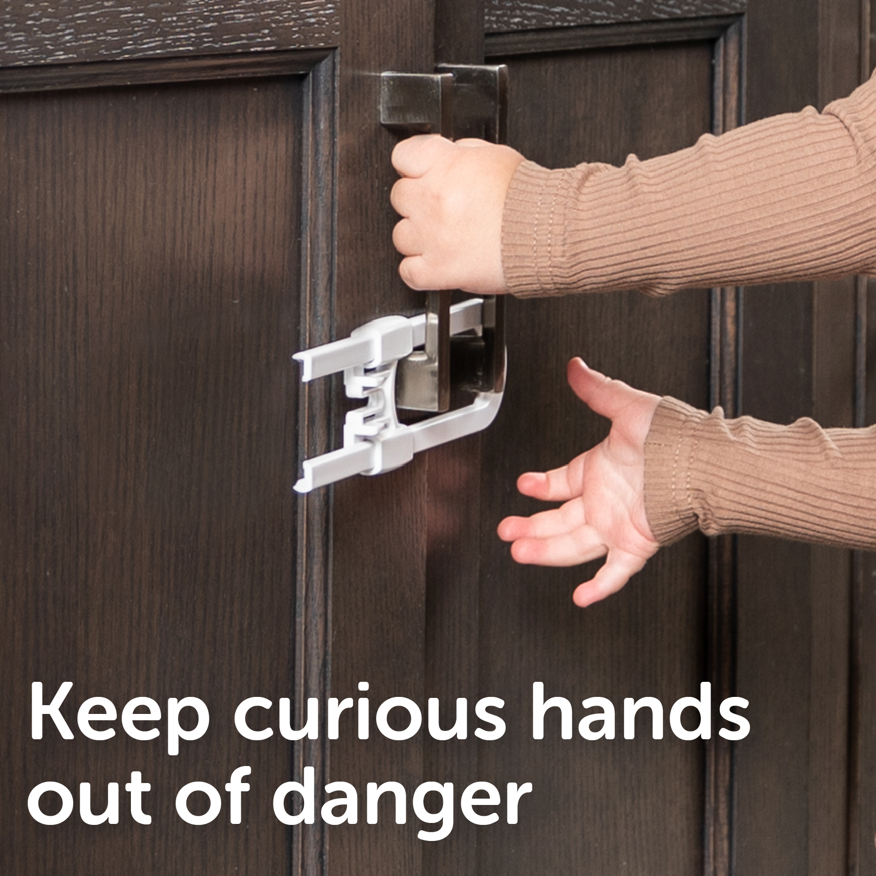 Jool Baby U Shape Sliding Cabinet Locks (4 Pack).