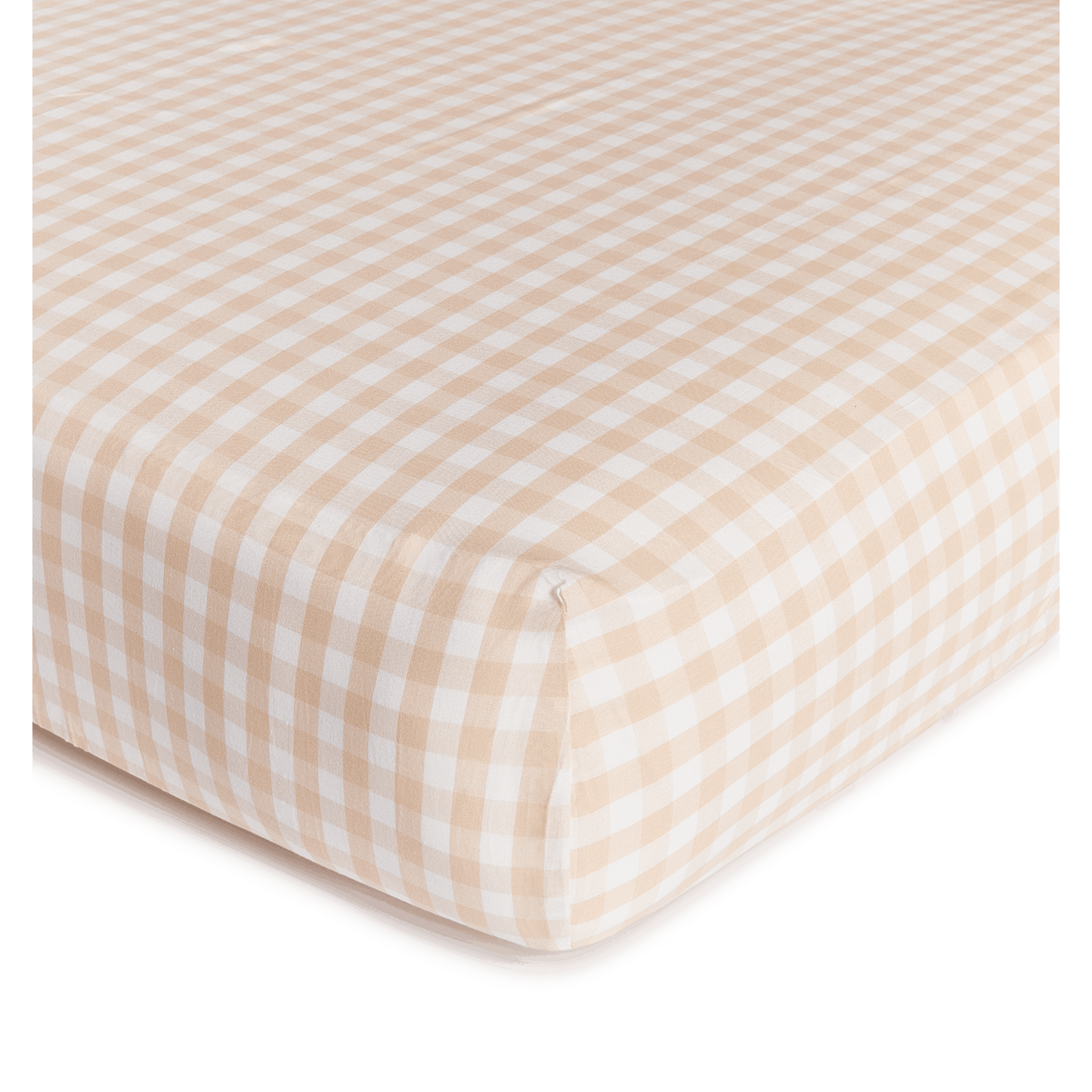 Soundly Percale Organic Crib Sheet.