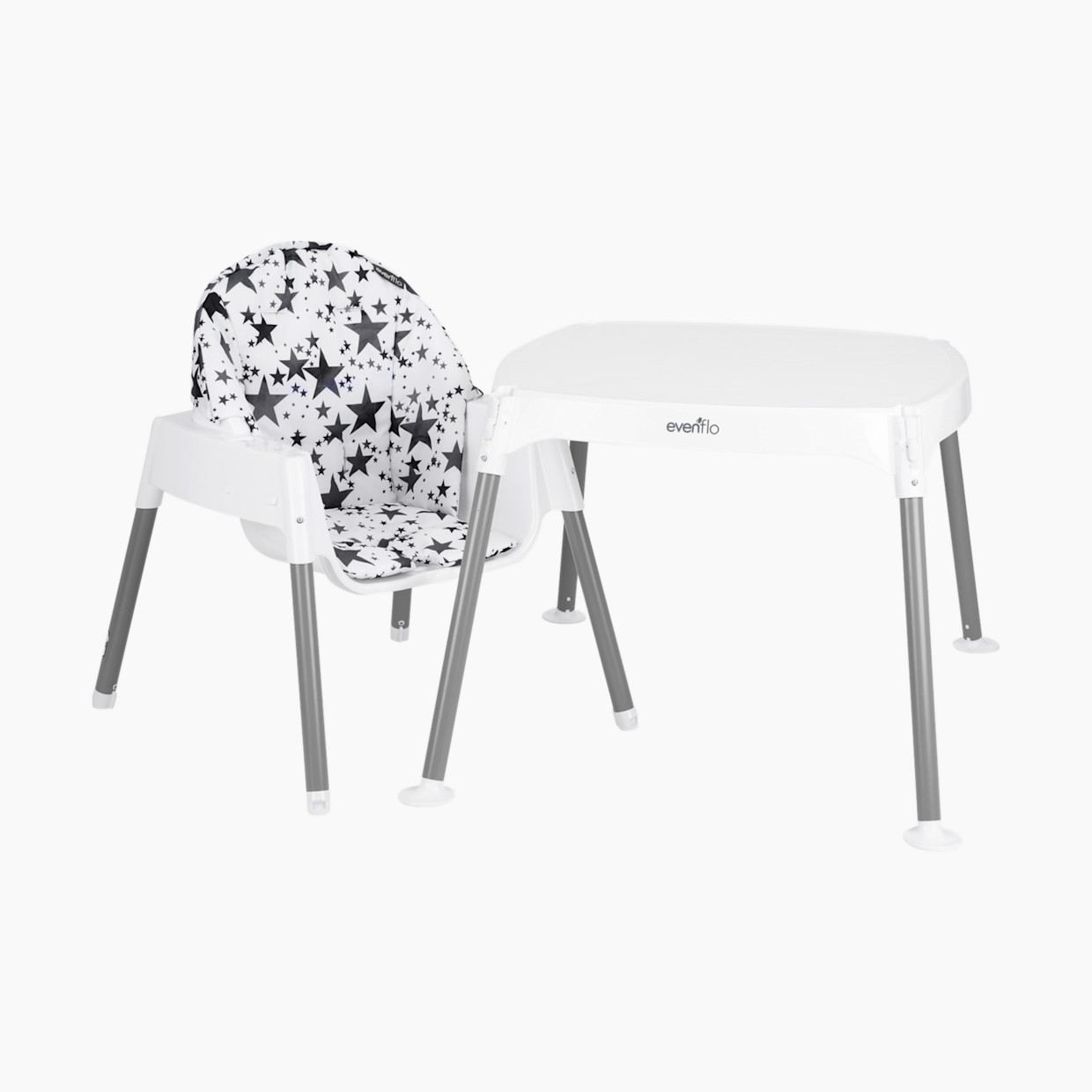 Evenflo 4-in-1 Eat & Grow Convertible High Chair - Pop Star Gray.