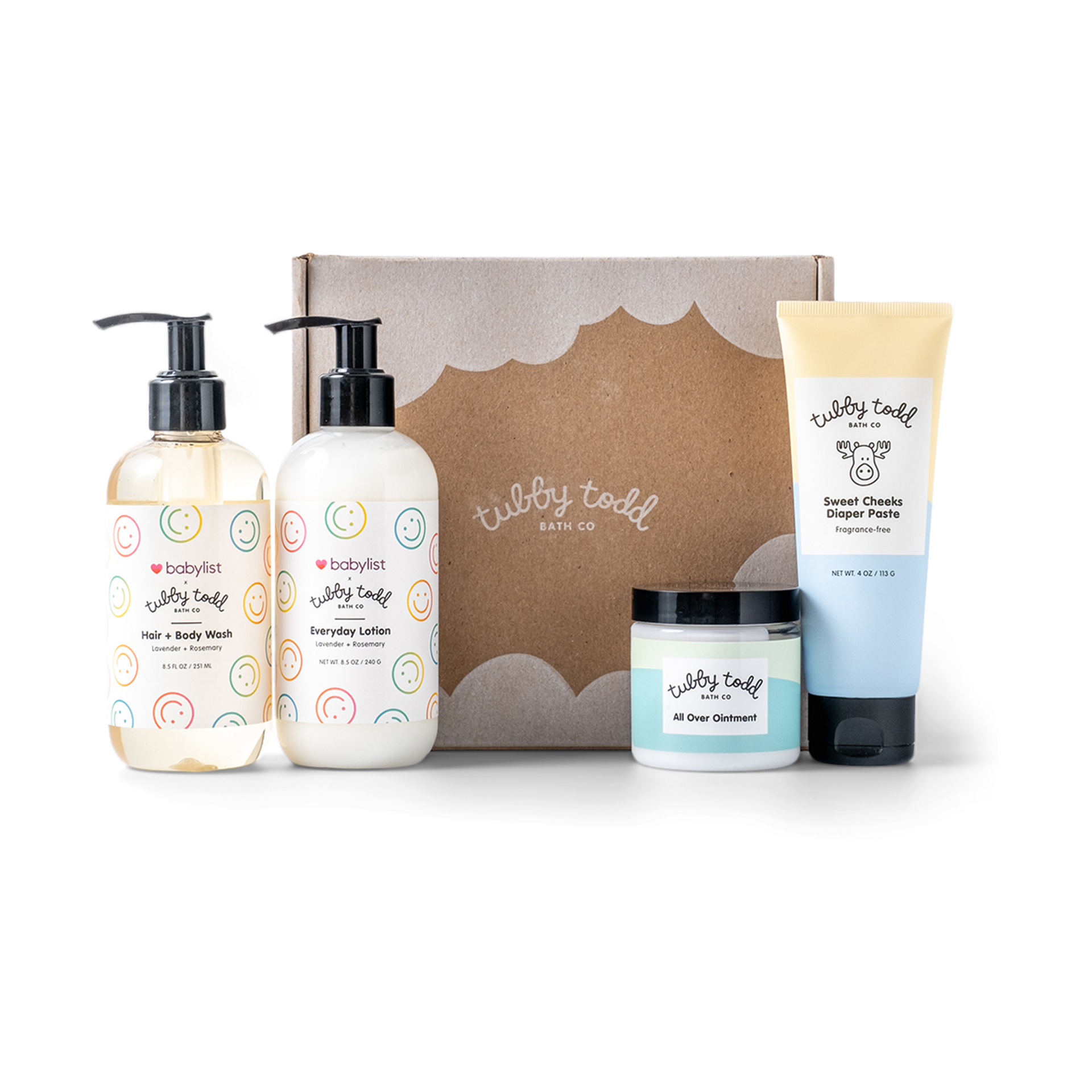 Tubby Todd Tubby Todd x Babylist -- Baby's First Year Skincare Gift Set - 2022.