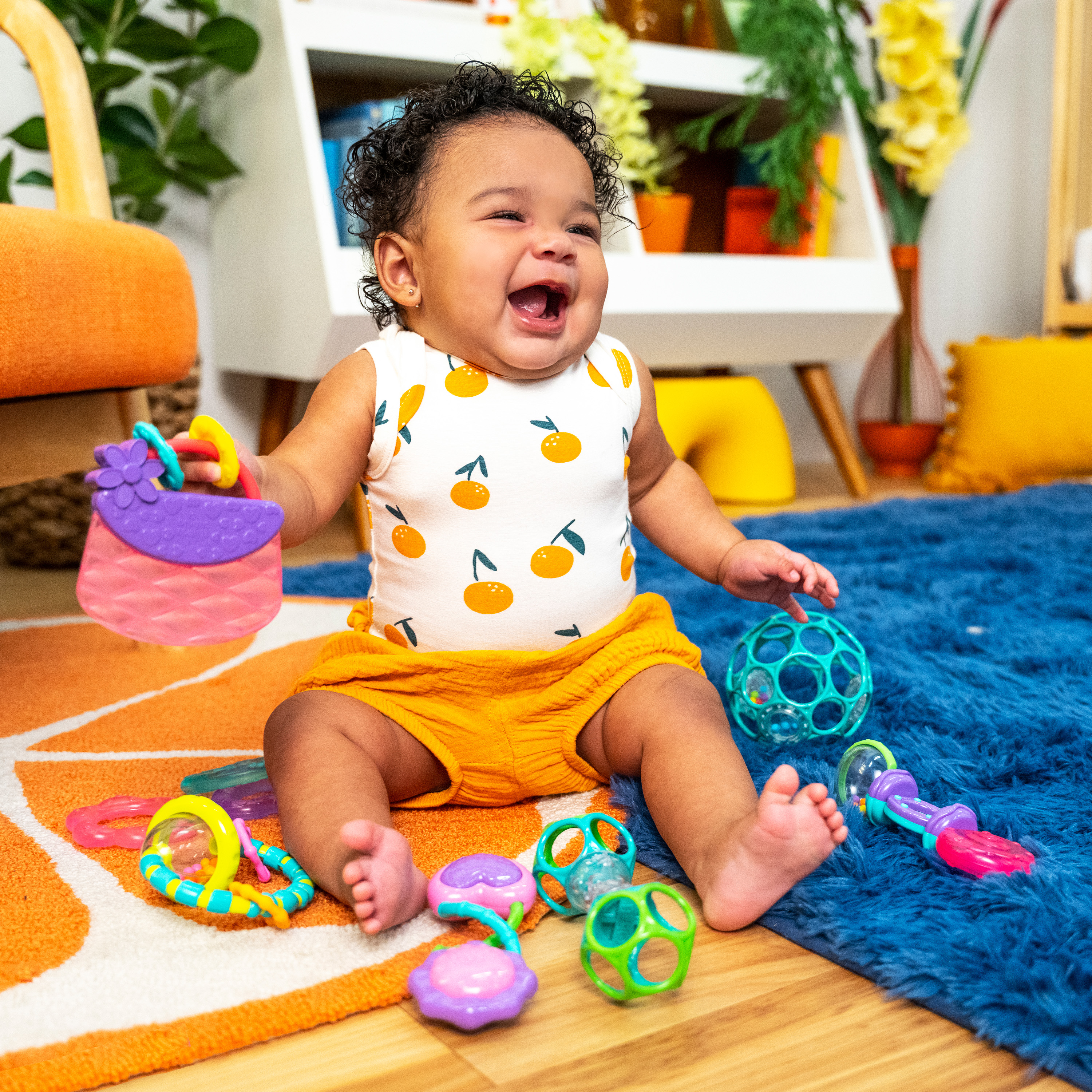 Bright Starts Everything Nice 9-Piece Rattle Gift Set.