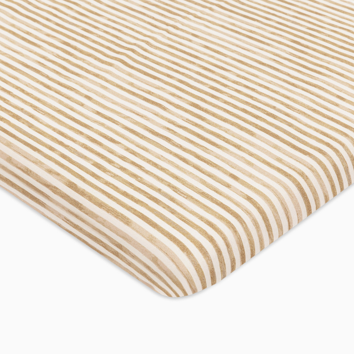 babyletto All-Stages Organic Brushed Cotton Bassinet Sheet - Autumn Stripe.