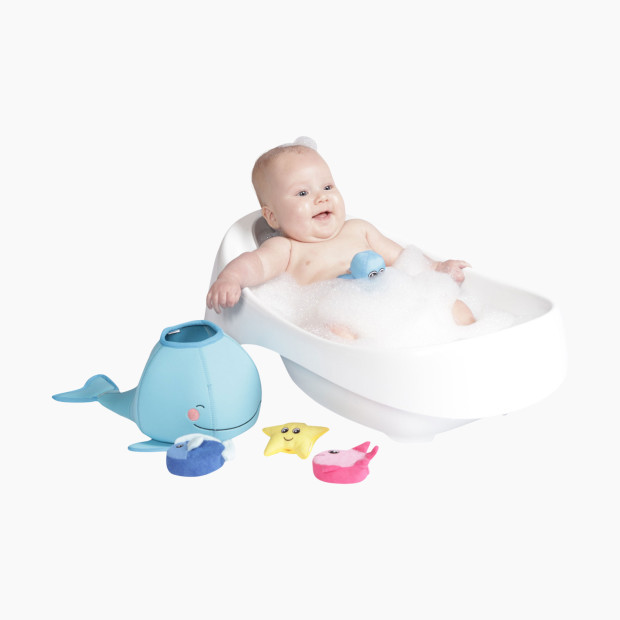 Manhattan Toy Fill n Spill Bath Toy - Floating Whale.