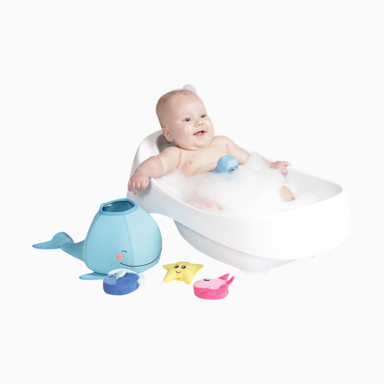 Manhattan Toy Fill n Spill Bath Toy - Floating Whale.
