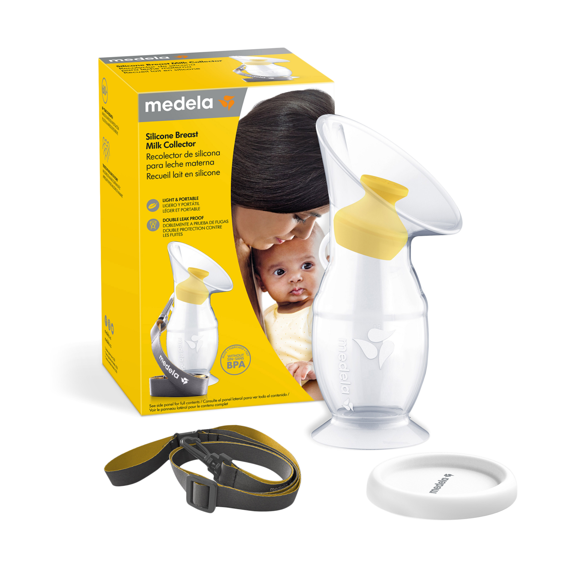 Medela Silicone Breast Milk Collector.